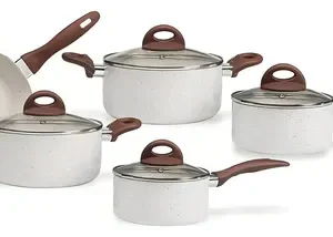 Jogo De Panelas Smart Plus Vanilla Indução Cerâmico 5peças Brinox 4774/101